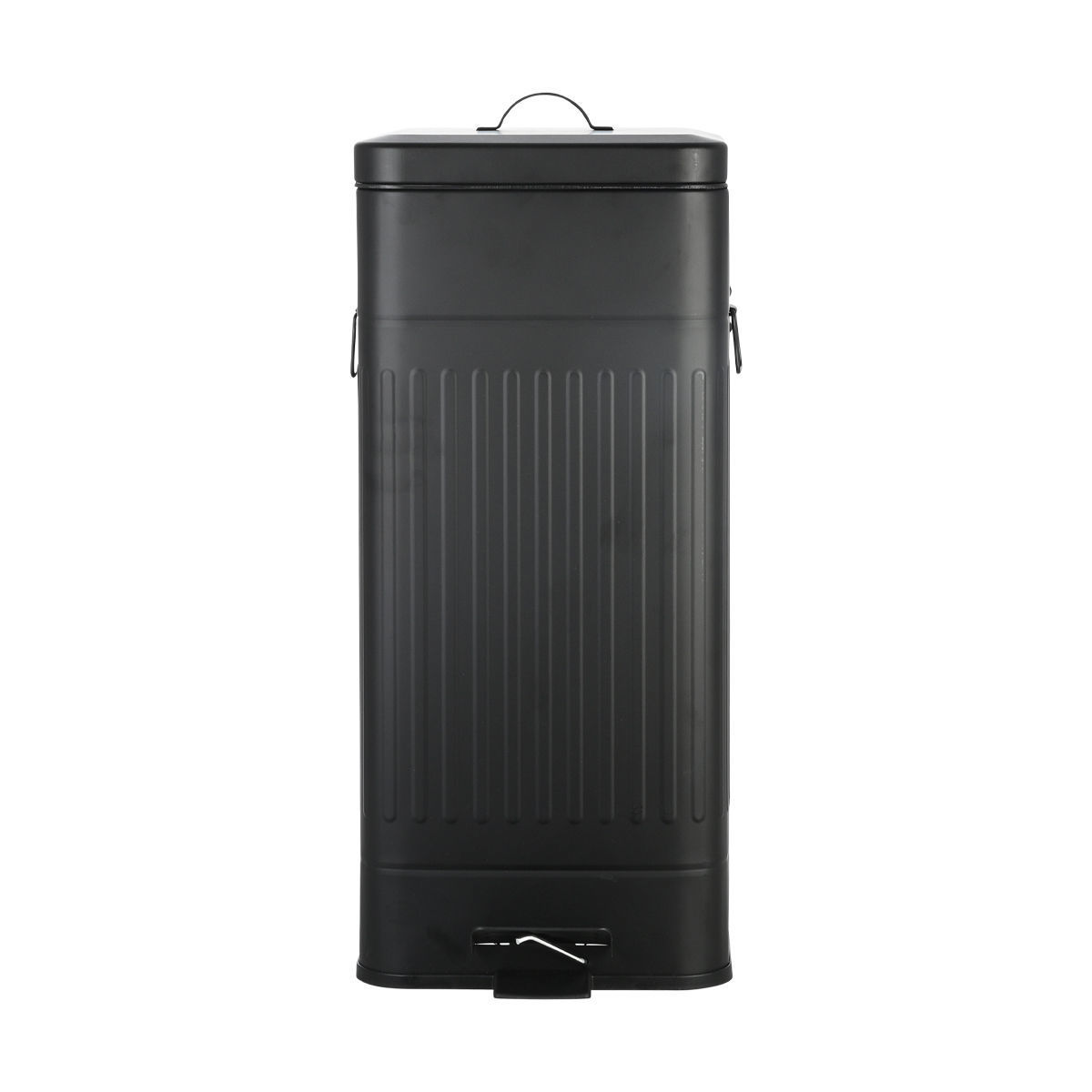 Pattumiera Antigua soft close 30 litri in acciaio nero opaco