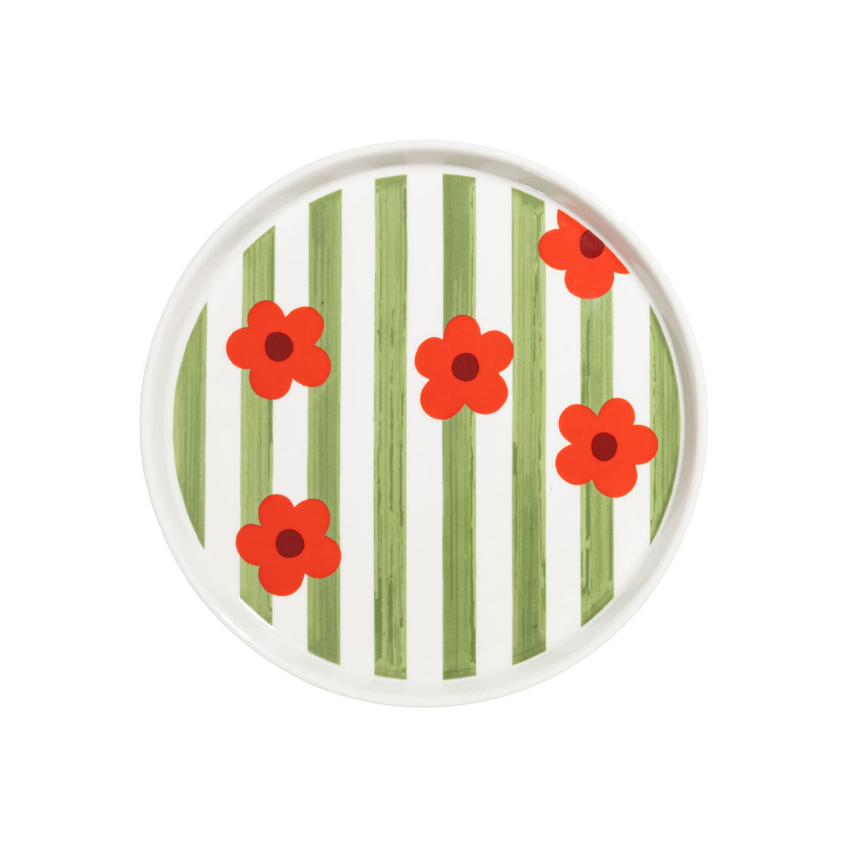 Piatto Bloomlines in ceramica con decoro floreale - immagine 3