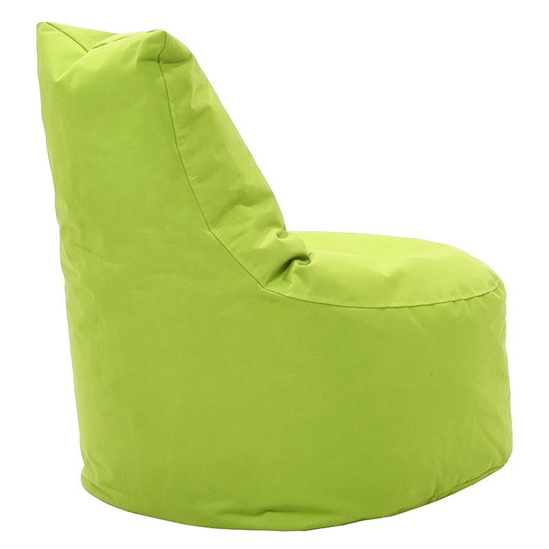 Pouf poltrona Norm in tessuto impermeabile verde 65 × 65 × 80 cm - immagine 2