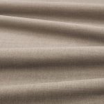 Tessuto Linara di Romo nella colorazione Mercury drappeggiato, per mostrarne la caduta e la finitura spazzolata.