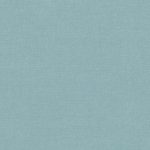 Campione del tessuto Linara di Romo nella colorazione Smoke Blue, codice 2494/147: un turchese dal tono polveroso, misto lino in tinta unita alto 140 cm.