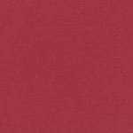 Campione del tessuto Linara di Romo nella colorazione Ruby, codice 2494/15: un rosso scuro dal colore intenso, misto lino in tinta unita alto 140 cm.