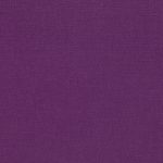 Campione del tessuto Linara di Romo nella colorazione Crocus, codice 2494/157: un viola profondo, misto lino in tinta unita alto 140 cm.