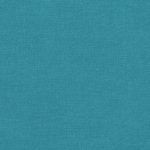 Campione del tessuto Linara di Romo nella colorazione Kingfisher, codice 2494/162: un turchese scuro, misto lino in tinta unita alto 140 cm.