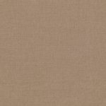 Campione del tessuto Linara di Romo nella colorazione Porcini, codice 2494/215: un marrone dal tono caldo, misto lino in tinta unita alto 140 cm.