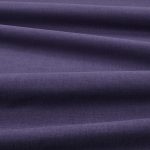 Tessuto Linara di Romo nella colorazione Iris drappeggiato, per mostrarne la caduta e la finitura spazzolata.