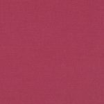 Campione del tessuto Linara di Romo nella colorazione Bayberry, codice 2494/337: un rosso scuro dal colore intenso, misto lino in tinta unita alto 140 cm.