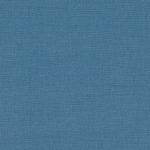 Campione del tessuto Linara di Romo nella colorazione Buxton Blue, codice 2494/404: un blu scuro, misto lino in tinta unita alto 140 cm.