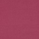 Campione del tessuto Linara di Romo nella colorazione Cyclamen, codice 2494/422: un rosso scuro, misto lino in tinta unita alto 140 cm.