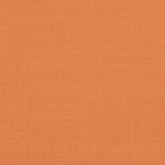 Campione del tessuto Linara di Romo nella colorazione Pumpkin, codice 2494/430: un arancione dal colore intenso, misto lino in tinta unita alto 140 cm.