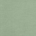 Campione del tessuto Linara di Romo nella colorazione Dill, codice 2494/469: un verde, misto lino in tinta unita alto 140 cm.