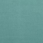 Campione del tessuto Linara di Romo nella colorazione Hummingbird, codice 2494/475: un verde, misto lino in tinta unita alto 140 cm.