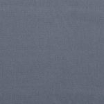 Campione del tessuto Linara di Romo nella colorazione Kehena, codice 2494/497: un blu scuro dal tono polveroso, misto lino in tinta unita alto 140 cm.