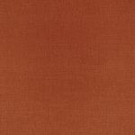 Campione del tessuto Linara di Romo nella colorazione Russet, codice 2494/539: un marrone scuro dal tono caldo, misto lino in tinta unita alto 140 cm.