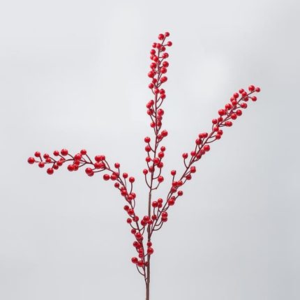Ramo natalizio con bacche rosse 86 cm, fotografia del produttore: gli altri oggetti eventualmente presenti nella scena non sono compresi