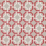 Tessuto Orton di Romo, collezione Orton, colorazione Red Tulip 7856/07