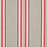 Tessuto Burford di Romo, collezione Orton, colorazione Red Tulip 7858/07