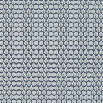 Tessuto Hennell di Romo, collezione Orton, colorazione Buxton Blue 7859/08