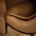 Tessuto Stria di Romo, collezione Zephi, colorazione Copper 8072/01