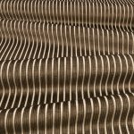 Tessuto Stria di Romo, collezione Zephi, colorazione Espresso 8072/05