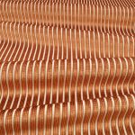 Tessuto Stria di Romo, collezione Zephi, colorazione Burnt Sienna 8072/06