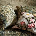 Tessuto Maroque di Black Edition, collezione Herbaria, colorazione Meteor 9035/01 — dettaglio