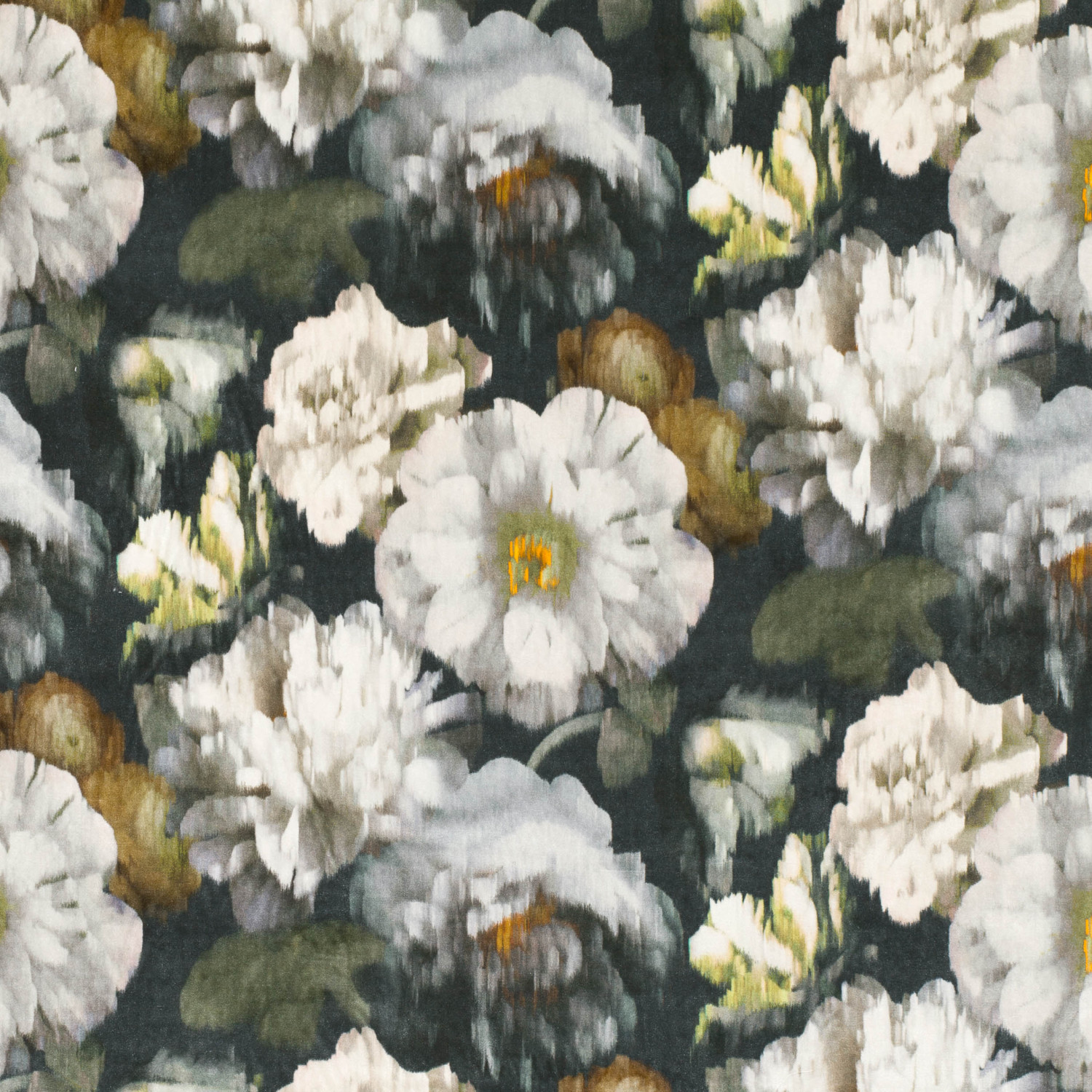 9040-02-herbaria-obsidian_01.jpg Tessuto Herbaria di Black Edition, collezione Herbaria, colorazione Obsidian 9040/02