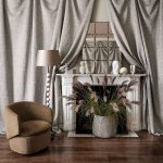 Tessuto Aureli di Black Edition, collezione Nuala, colorazione Soapstone 9103/03 — dettaglio