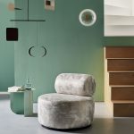 Tessuto Otoko di Black Edition, collezione Nuala, colorazione Pampas 9106/01 — dettaglio