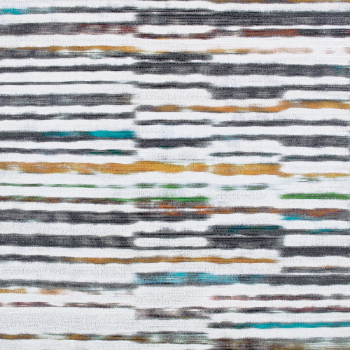 Campione di carta da parati Marazzi nella colorazione Amazonia (W928/03) di Black Edition: righe orizzontali spezzate e sfumate.