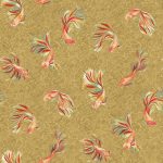Carta da parati Aquaria di Osborne & Little, collezione Belvedere, colorazione Metallic Gold (W8123-01): campione
