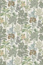 Carta da parati Arboreta di Osborne & Little, collezione Belvedere, colorazione Ivory / Sage (W8125-03): campione