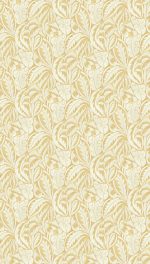 Carta da parati Dufy Leaf di Osborne & Little, collezione Belvedere, colorazione Ochre (W8126-01): campione
