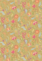 Carta da parati Masino di Osborne & Little, collezione Belvedere, colorazione Metallic Gold (W8120-04): campione