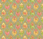 Carta da parati Mysore di Osborne & Little, collezione Belvedere, colorazione Metallic Gold (W8121-02): campione