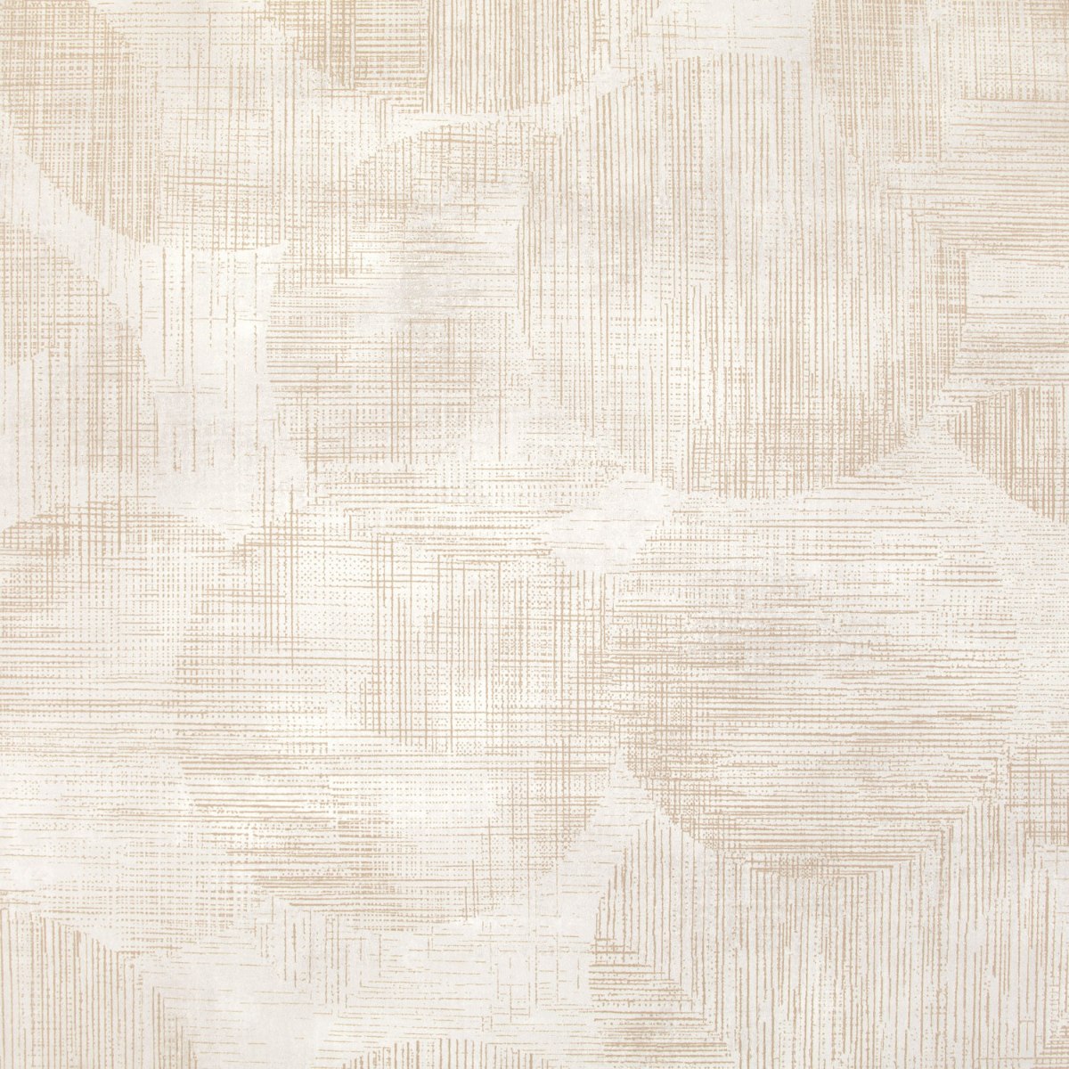 Campione di carta da parati Otoko nella colorazione Pampas (W930/01) di Black Edition: grandi forme circolari sfumate su fondo rigato, con superficie metallizzata.