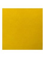 Dettaglio dello smalto lucido giallo senape del portavaso Atira