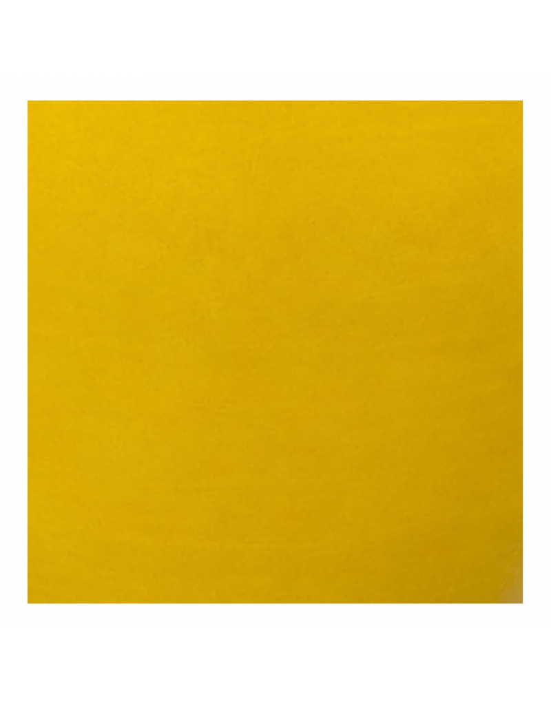 Dettaglio dello smalto lucido giallo senape del portavaso Atira
