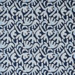 Tessuto Avila di Osborne & Little, collezione Belvedere, colorazione Indigo / Sky (F8083-04): campione