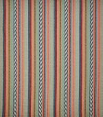 Tessuto Livenza di Osborne & Little, collezione Brenta, colorazione Blush / Denim (F8111-01): campione