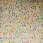 Tessuto Masino di Osborne & Little, collezione Belvedere, colorazione Aqua (F8081-02): campione