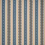 Tessuto Ombrone di Osborne & Little, collezione Brenta, colorazione Ecru / Indigo / Cornflower (F8110-05): campione