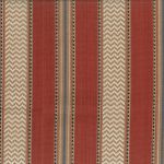 Tessuto Tanaro di Osborne & Little, collezione Brenta, colorazione Brick (F8112-01): campione