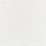 Campione del tessuto per tende Romo Veya della collezione Elva nella colorazione Porcelain: bianco porcellana, con una trama chiara su chiaro.