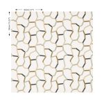 Rapporto di disegno del tessuto ricamato Samir di Villa Nova nella colorazione Mineral: 39 cm in verticale e 43 cm in orizzontale.
