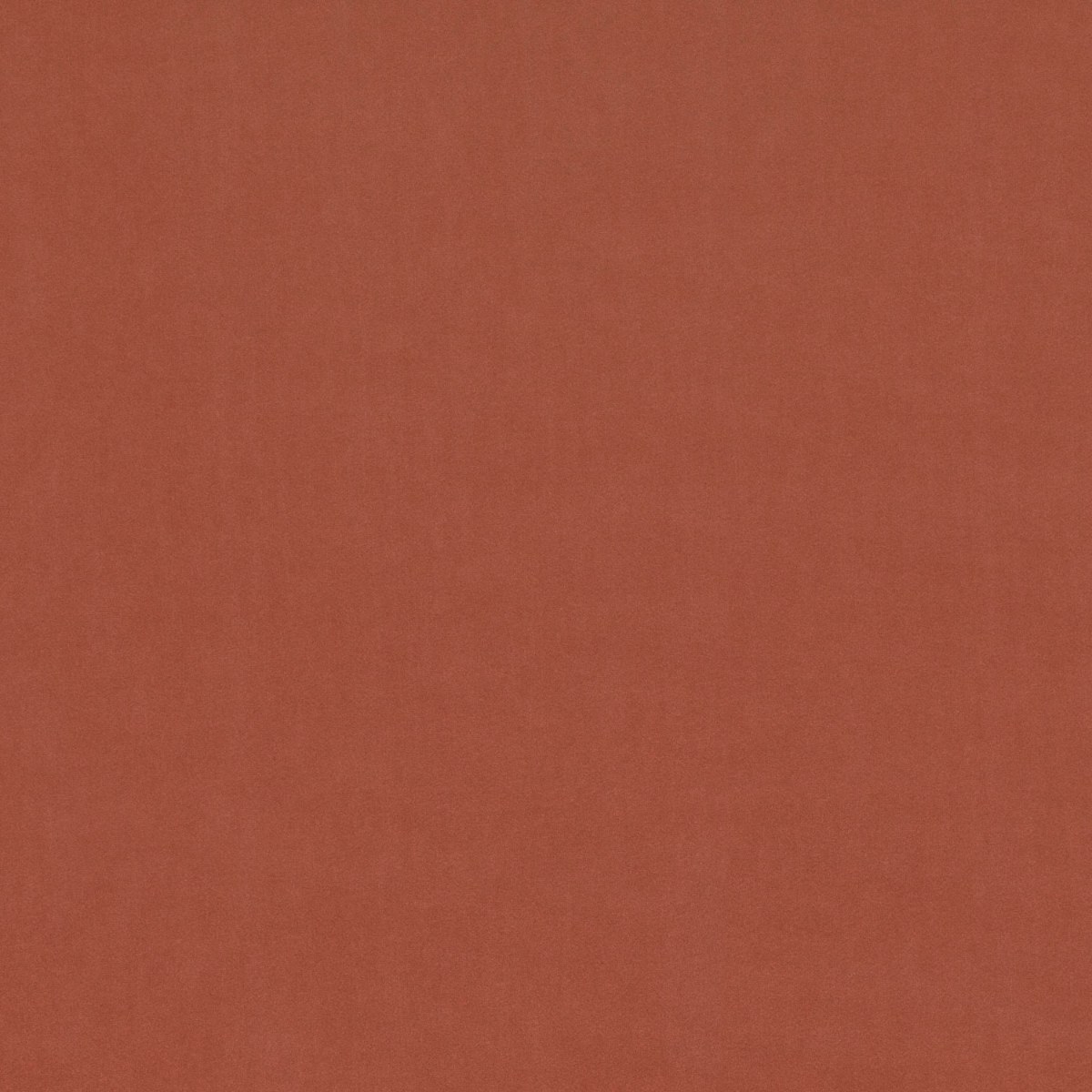 Campione del velluto Barcelona di Villa Nova nella colorazione Brick: rosso mattone, tinta unita in doppia larghezza 295 cm.